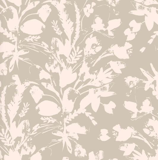 Papel Tapiz BOTANICAL FLORES BEIGE