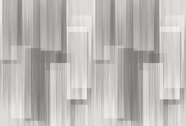 Papel tapiz abstracto con bloques rectangulares superpuestos y textura lineal en tonos grises y blancos.