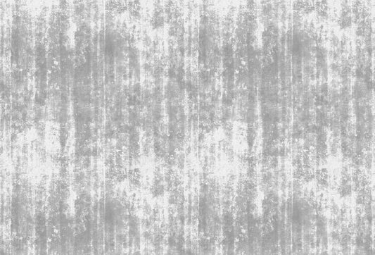 Papel tapiz con textura de concreto lavado en tonos grises y blanco de estilo industrial