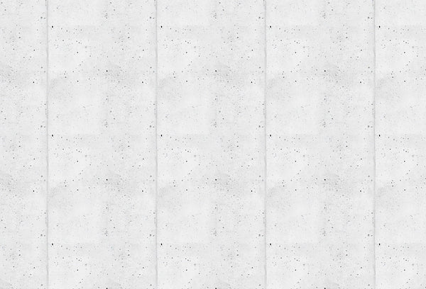 Papel tapiz con textura de concreto u hormigón visto en paneles verticales de color gris claro.