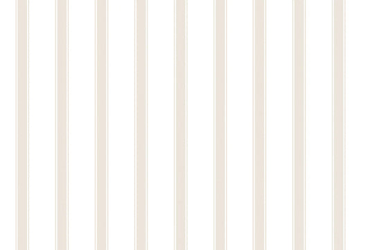 Papel tapiz con diseño de rayas verticales beige claro y blanco de estilo clásico y minimalista